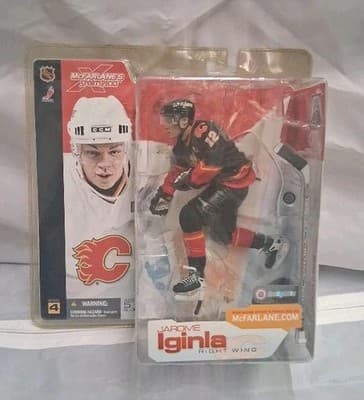 McFarlane NHL Series 4 Jarome Iginla Calgary Flames Action Figure Dark Jersey