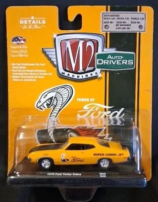 M2 MACHINES DIECAST AUTO DRIVERS RELEASE 50 R50 1970 FORD TORINO COBRA MUSCLE