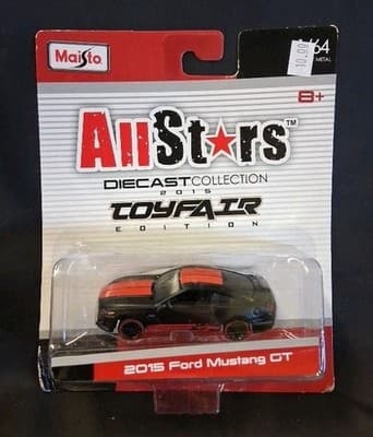 Maisto All-Stars 2015 Ford Mustang GT Black 1:64 ToyFair