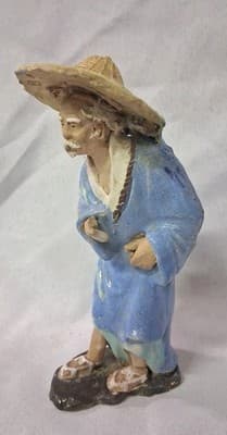 Vintage Chinese Mudman Figurine