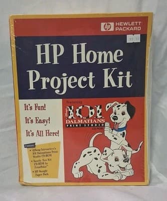 HP Home Project Kit with CD Disney 101 Dalmatians NEW SEALED