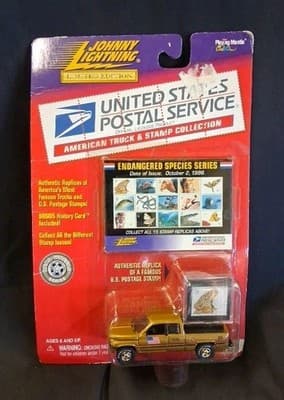 1999 Johnny Lightning U.S. Postal Service Limited Edition 1996 Dodge Ram B28 (B)
