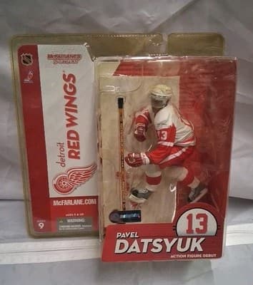 Pavel Datsyuk + Lidstrom Red Wings NHL McFarlane Sportspicks Series 6/9 NIB VTG