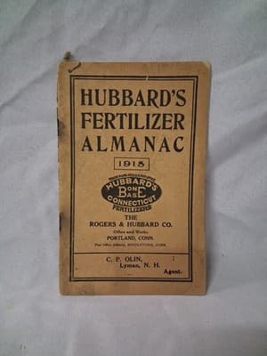 Hubbard’s Fertilizers Catalog 1915 Rogers & Hubbard Portland CT Vintage