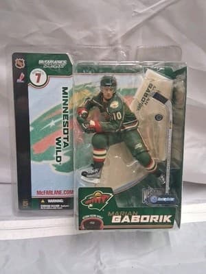 McFARLANE MARIAN GABORIK MINNESOTA WILD SERIES 7 FIGURE HOCKEY NHL MIB GREEN