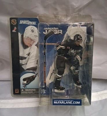 2001 McFarlane Toys Sportspicks Jaromir Jagr Black Variant New NHL