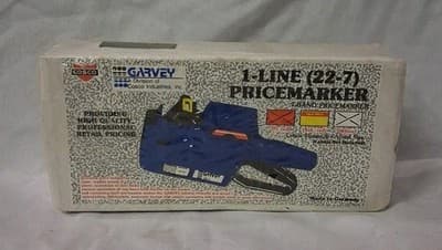 Cosco Garvey 22-7 Pricemarker 1-Line 7 Band Germany NEW SEALED
