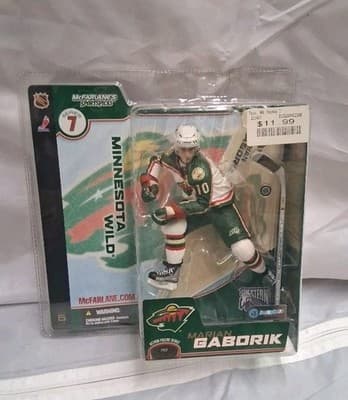 Marian Gaborik Mcfarlane NHL MINNESOTA WILD ACTION FIGURE DEBUT