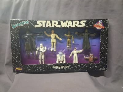 Star Wars Bend-Ems Limited Edition 8 Piece Gift Set by JusToys 1993 Unopened