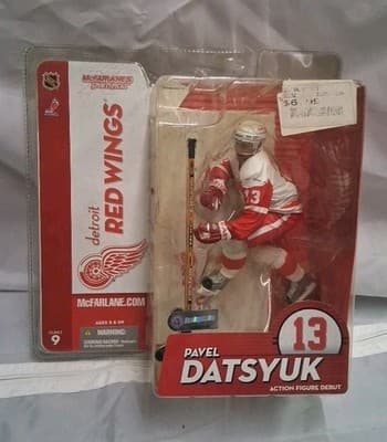 Mcfarlane NHL Pavel Datsyuk Detroit Red Wings White Jersey Series 9 Figure