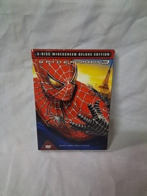SPIDER-MAN 3 (3-DISC) WIDESCREEN DELUXE EDITION (DVD) w/ PRODUCTION NOTES RARE++