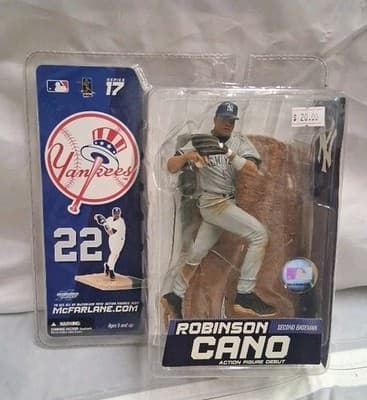 HTF RARE McFarlane ROBINSON CANO GRAY CHASE New York Yankees Cooperstown SEALED