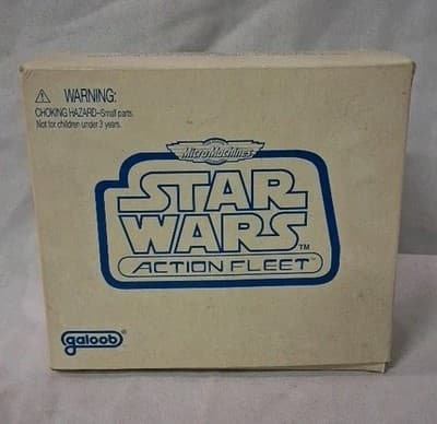 Micro Machines Star Wars Action Fleet Galoob Vader's Tie Fighter Vtg Open Box