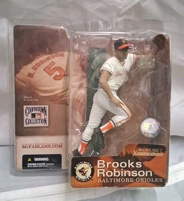 Brooks Robinson McFarlane Figure Road Gray Jersey Variant Baltimore Orioles MLB
