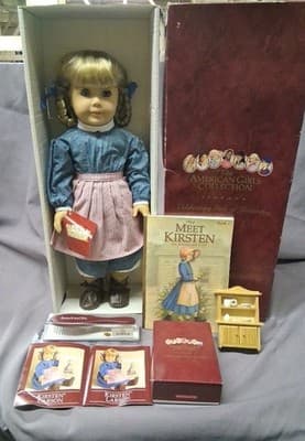 1994 American Girl KIRSTEN DOLL Vintage Retired Original Braids Orig Tags Ect!