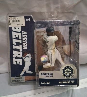 Adrian Beltre Figure McFarlane MLB Series 12 Seattle Mariners 2005 NIB Toy
