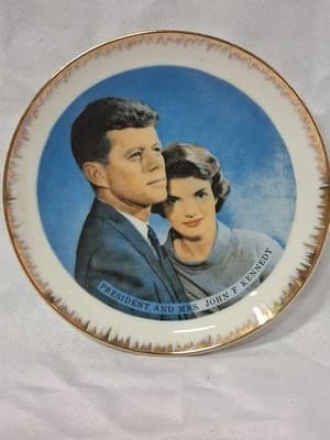 President Kennedy and First Lady Plate