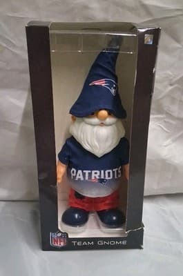 Forever Collectible New England Patriots Gnome 12" NFL Football