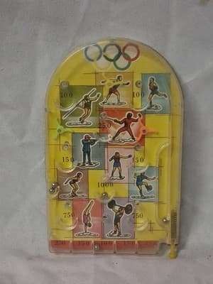 Vintage Olympic Games Handheld Pinball Game Works 🏅