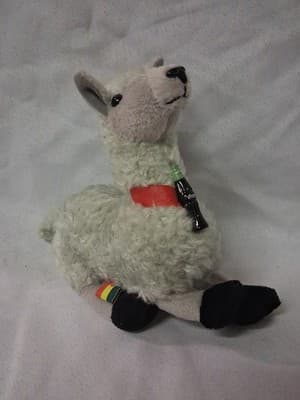 6 inch COKE COLA INTERNATIONAL LLAMA BOLIVA 0243 RETIRED PLUSH