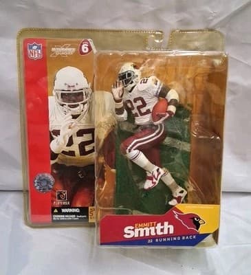 McFarlane NFL Football Action Figure 22 Emmitt Smith Arizona Cardinals NEW