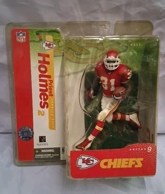McFarlane Toys NFLl Series 9 Kansas City Chiefs Priest Holmes 2 9"Action Figure