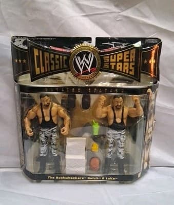 WWE Classic Superstars Limited Edition The Bushwhackers Figures Butch & Luke