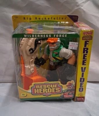 Rescue Heroes Body Force Rip Rockefeller Constructon Worker Factory Sealed!