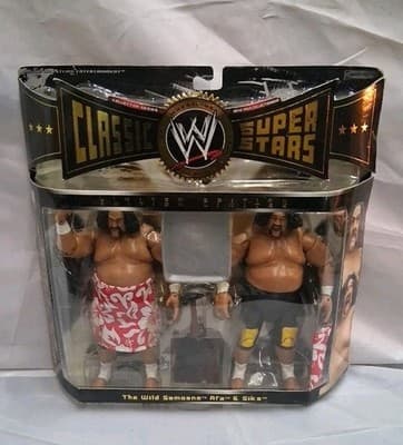 WWE Classic Superstars Wild Samoans AFA Sika Jakks Wrestling Figure