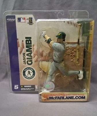 McFarlane MLB Series 5 Jason Giambi Oakland A's Grey Jersey Action Figure