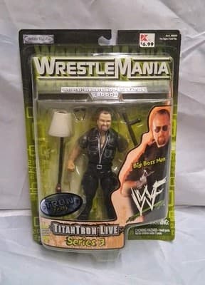 Jakks Pacific WWE WWF WRESTLEMANIA TITAN TRON LIVE SERIES 3 Big Boss Man