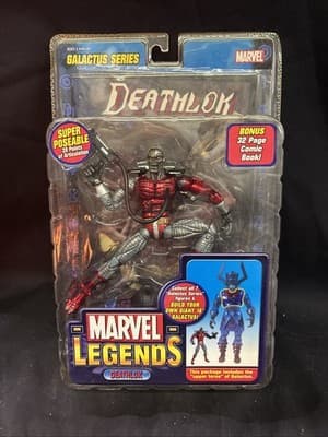 ToyBiz Deathlok SEALED 6" Action Figure 2005 Marvel Legends Galactus BAF