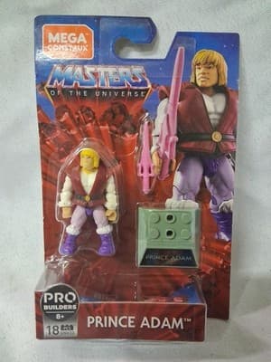 MEGA CONSTRUX Masters of the Universe Prince Adam Action Figure Sword Stand