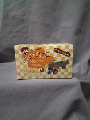 1997 KING K SPITFIRE MINI PEDAL VEHICLE AIRPLANE 1ST SERIES DIE CAST LTD ED NEW