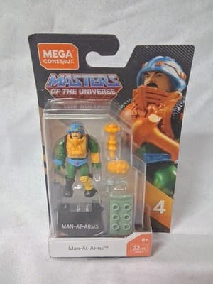 MAN AT ARMS Masters of the Universe Mega Construx Series 4 Figure MOTU Sealed!