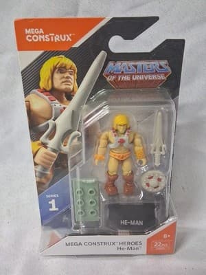 Mega Construx Heroes Series 1 Masters of the Universe He-Man Action Figure