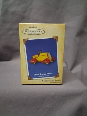 HALLMARK 2004 KEEPSAKE 1935 TIMMY RACER ORNAMENT KIDDIE CAR CLASSICS #11 SERIES