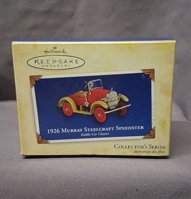 Hallmark Keepsake Ornaments - 1926 Murray Steelcraft Speedster - 2005 New In Box