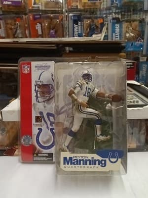 MCFARLANE--PEYTON MANNING--WHITE JERSEY----2002