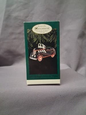 1937 Steelcraft Peddle Car * Die-Cast Metal * Hallmark Ornament MINT NIB QXC4174