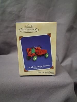 Hallmark Keepsake Ornament 1928 Jingle Bell Express Fire Engine Die Cast Red