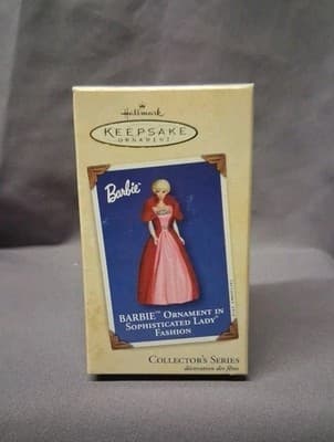 Hallmark Keepsake 2002 Ornament Barbie Ornament in Sophisticated Lady Fashion