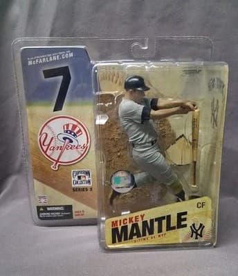 Mickey Mantle McFarlane Cooperstown Collection Series 3 New York Yankees