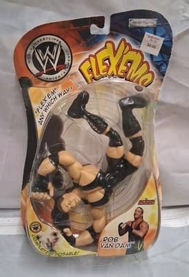 WWE Wrestling Flex'ems Series 5 Rob Van Dam Action Figure (FACTORY SEALED)