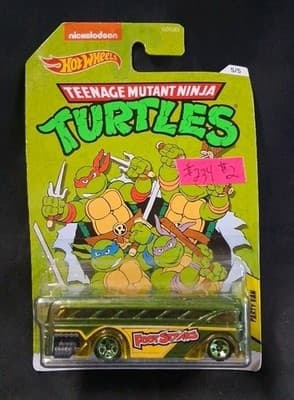 HW SURFIN’ SCHOOL BUS TMNT 1:64 Die Cast 2019 Mattel