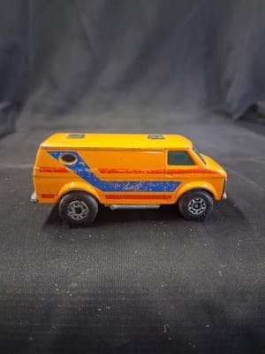 1979 Lesney Matchbox Super Fast #68 Chevy Van Orange England