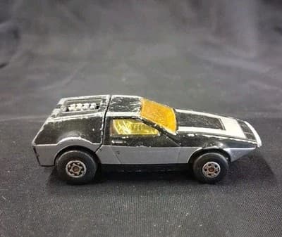 Vintage Matchbox Superfast No 51 Midnight Magic Black Silver 1972 Car Die Cast