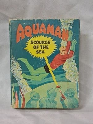 Aquaman - Scourge Of The Sea (Whitman 1968 Big Little Book) #17 Vintage DC HC
