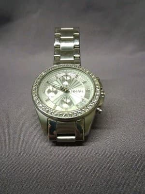 Fossil Decker Chronograph ES2681 Womens Watch 37mm Stainless Steel