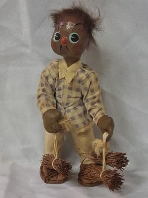 Vintage Mexican Gaucho Yardman Handmade Doll